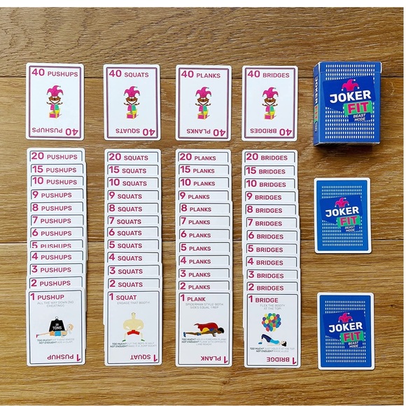 JOKER FIT Beast Mode Exercise Cards Full Body Strength Training Fitness Program - Picture 8 of 10